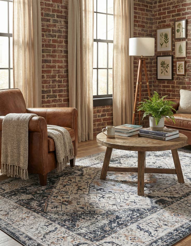 Detail image of 5' x 8' Washable Yara Rug