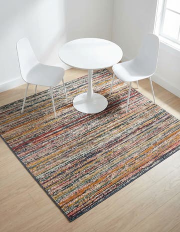 Gemstone Square Rug