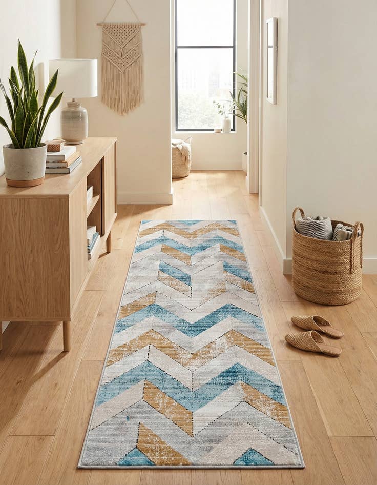 Detail image of 2' 2 x 6' Leipzig Runner Rug