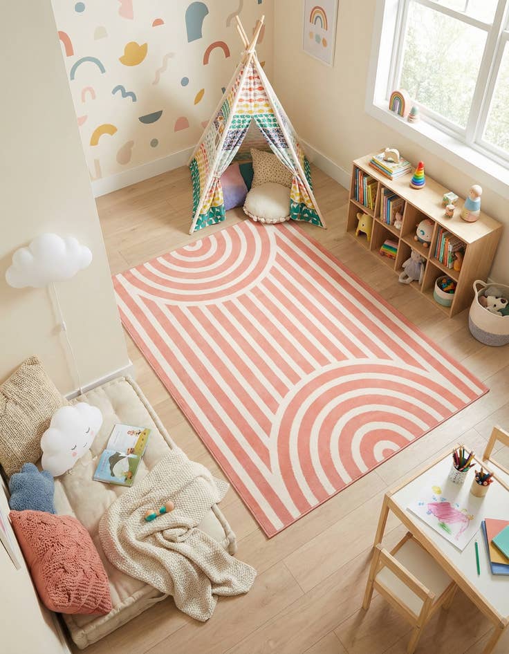 Detail image of 5' x 7' Whimsy Kids Rug
