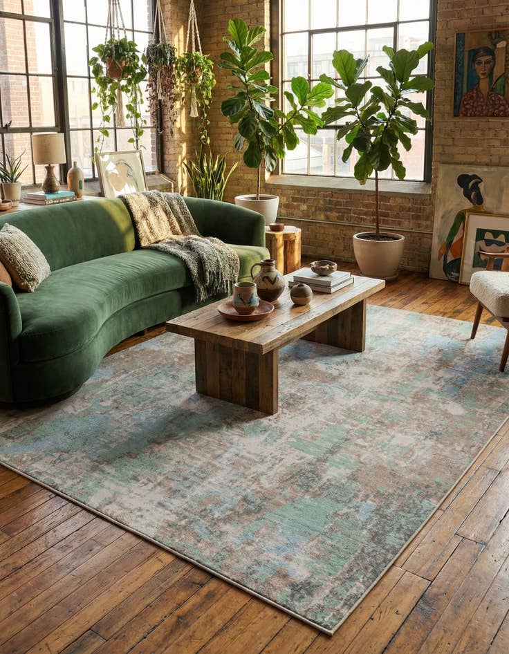 Detail image of 10' x 13' 1 Lotus Rug