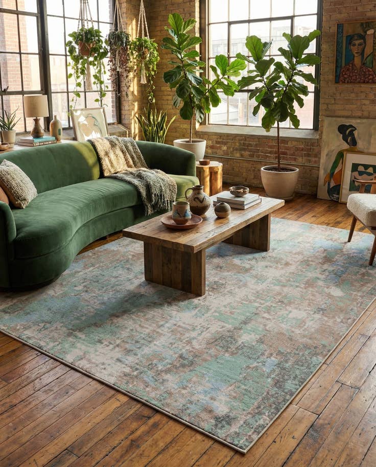Detail image of 10' x 13' 1 Lotus Rug
