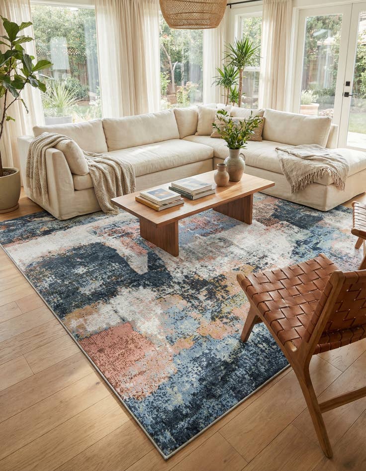 Detail image of 10' x 14' Kamala Washable Rug