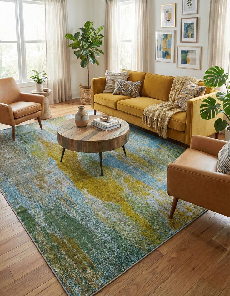 Detail image of 8' x 11' 4 Washable Sevilla Rug