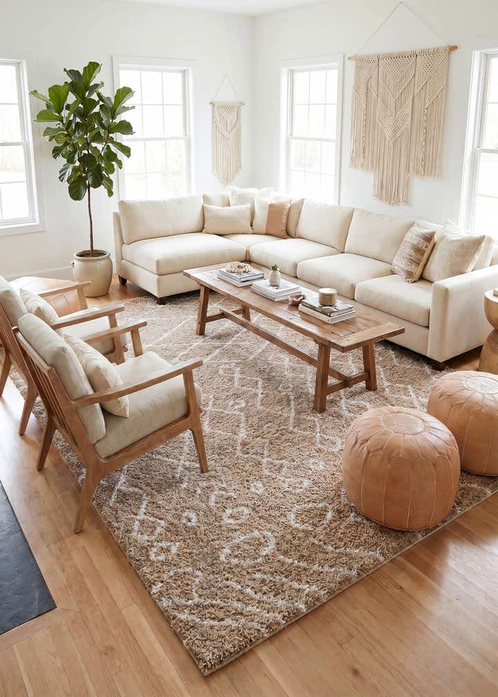 10' x 13' Moroccan Shag Rug