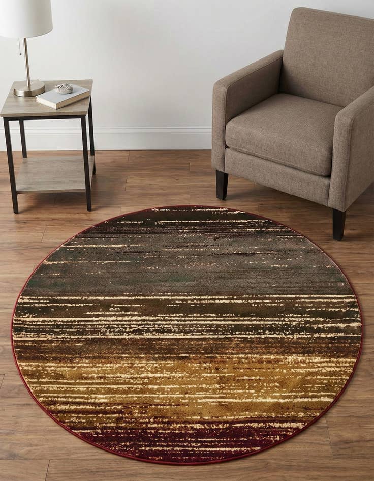 Detail image of 4' x 4' Coffee Shop Round Rug