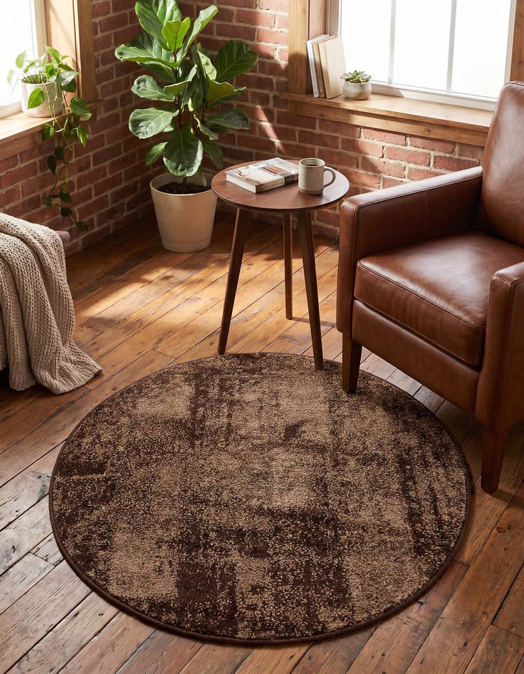 Detail image of 3' x 3' Harvest Round Rug