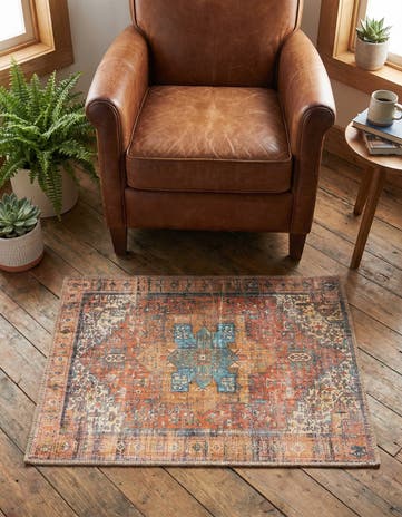 60cm x 90cm Washable Timeless Rug