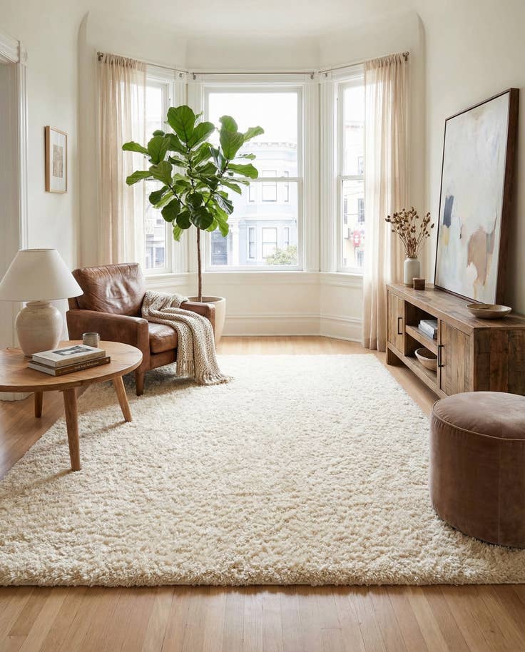 Detail image of 8' x 10' Marilyn Monroe™ Shag Rug