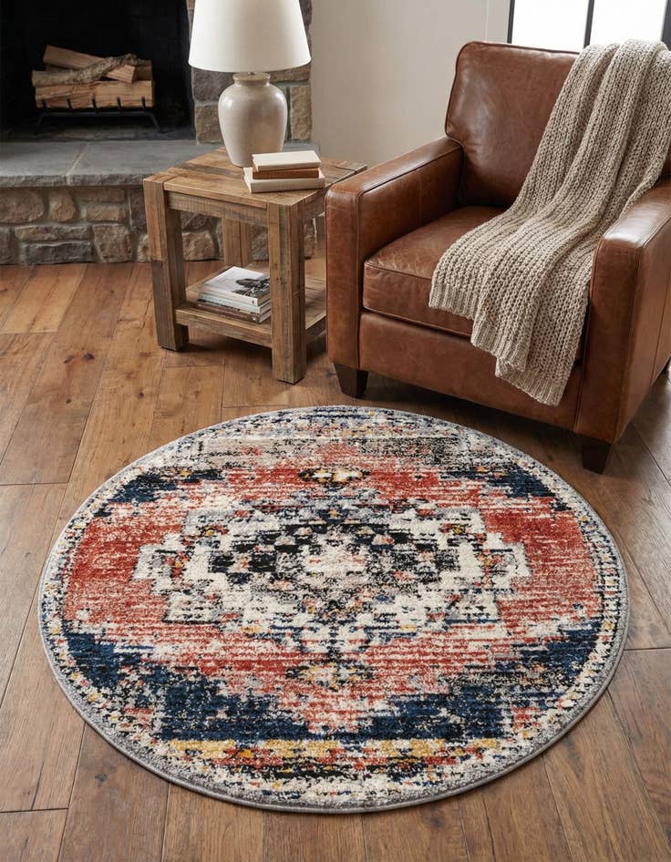 Detail image of 3' x 3' Tucson Round Rug