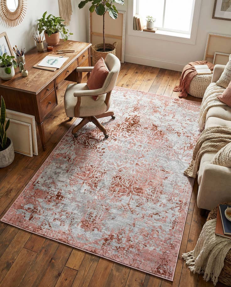 Detail image of 5' 3 x 8' Kamala Washable Rug