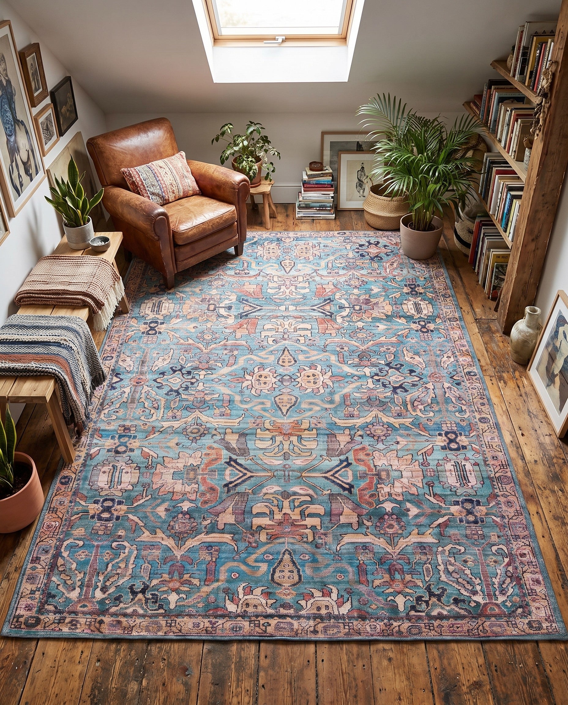 7' 3 x 10' Washable Nostalgia Rug
