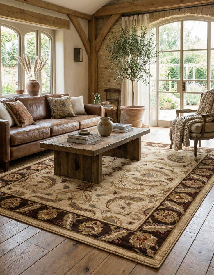 Detail image of 9' x 12' Classic Agra Rug