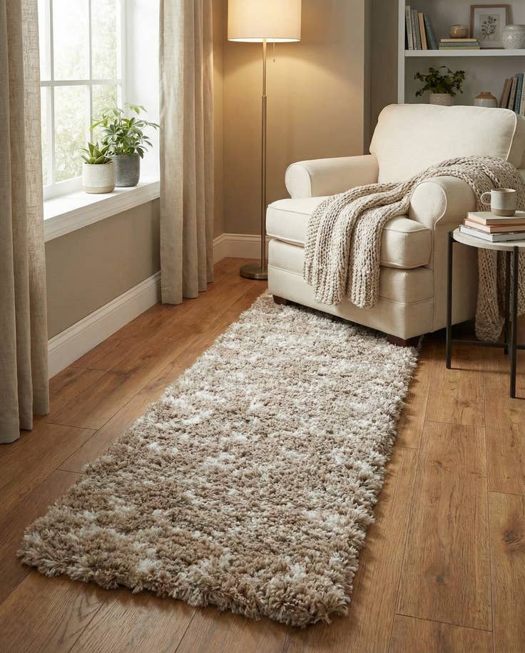 Detail image of 2' x 8' Infinity Shag Runner Rug