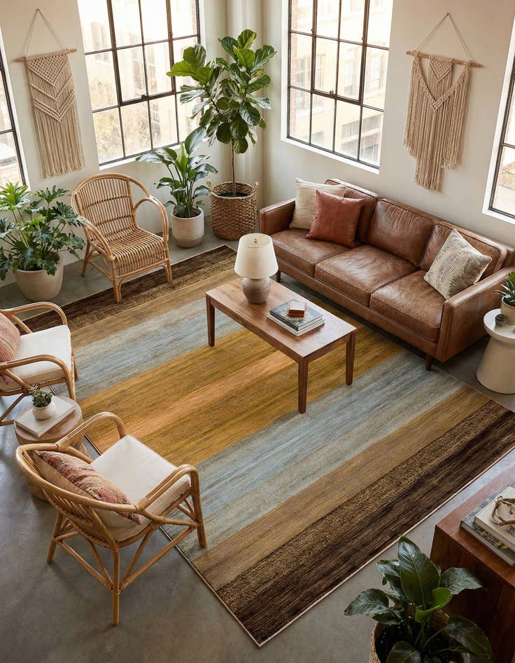 Detail image of 9' x 12' Kashkuli Gabbeh Rug