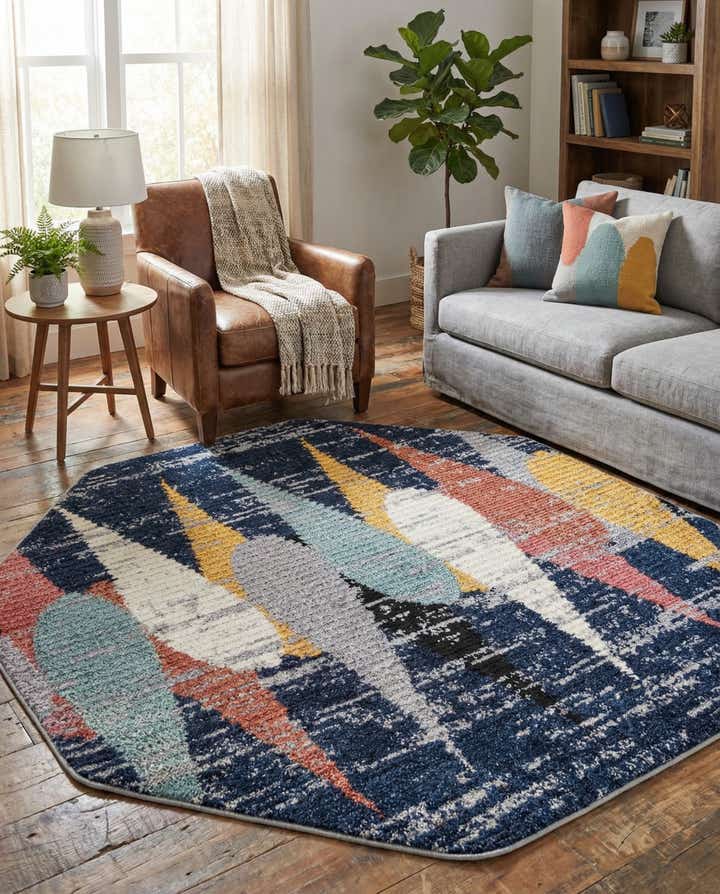 5' 3 x 5' 3 Tagine Octagon Rug