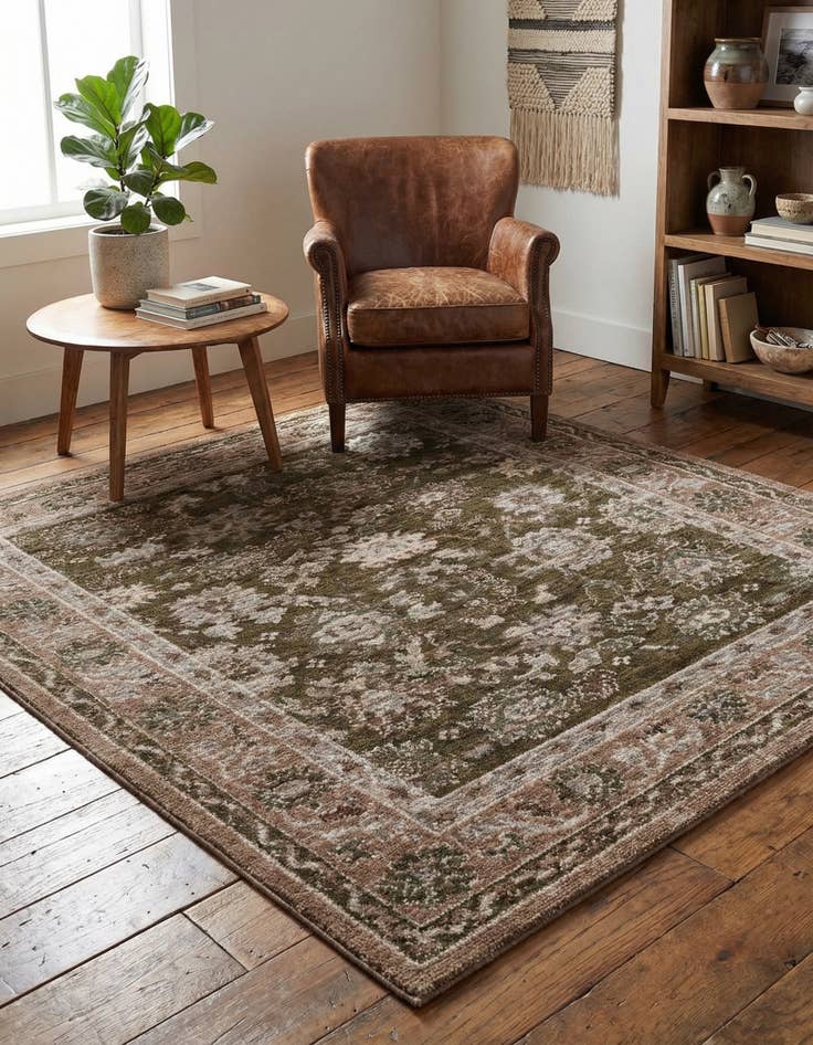 Detail image of 5' x 5' Grand Tradition Rug