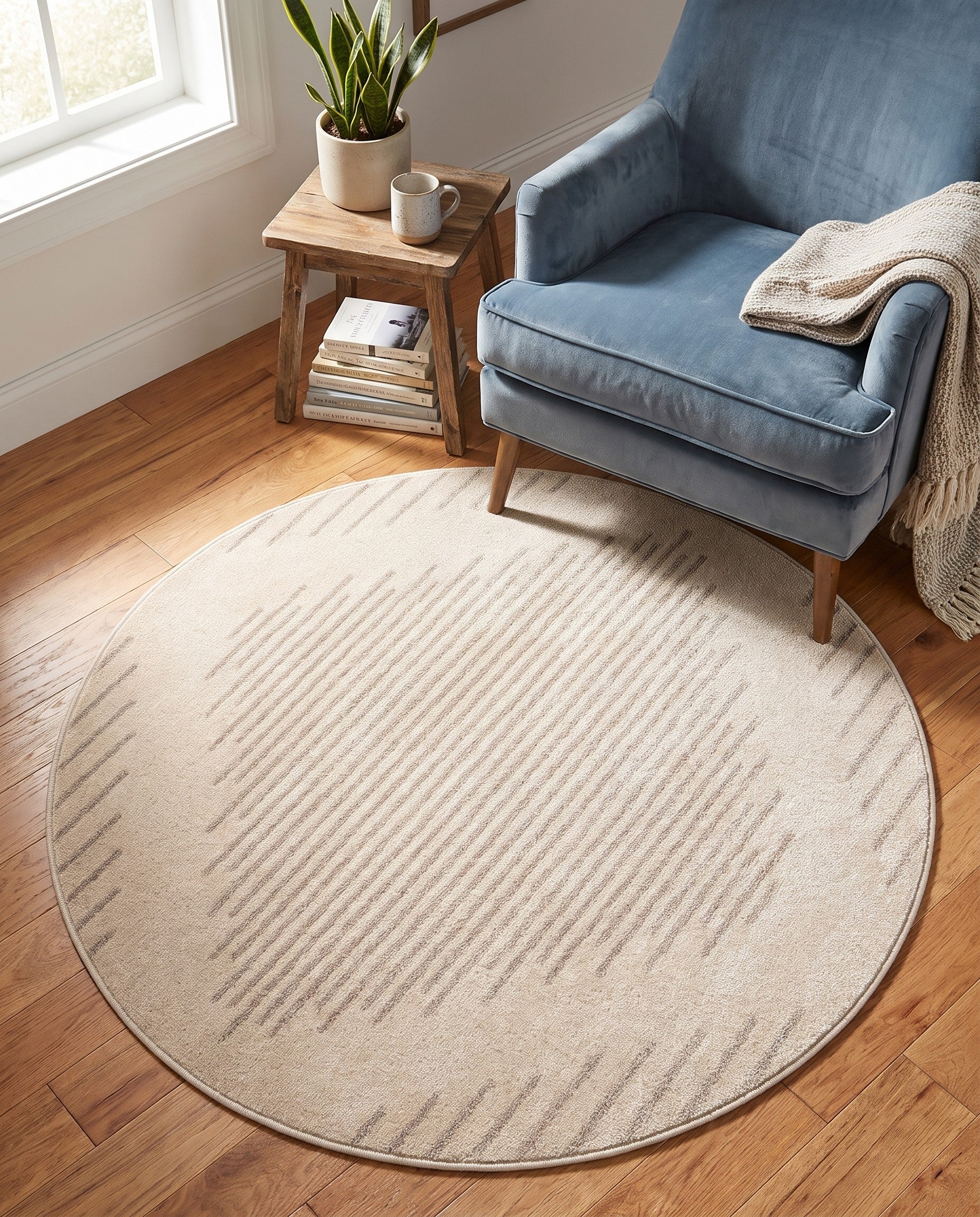 95cm x 95cm Contour Alfombra redondo