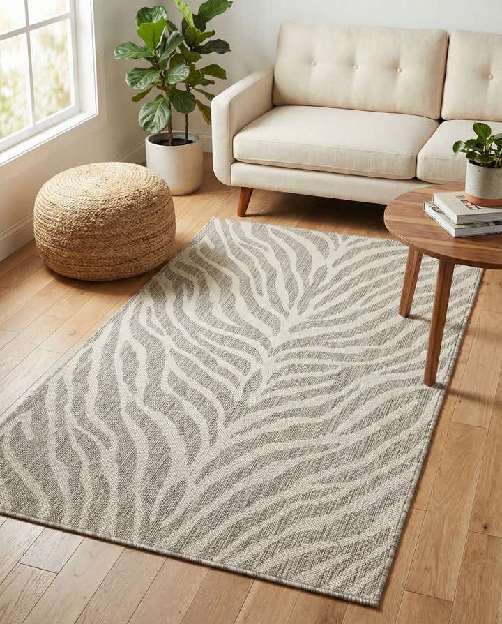 3' x 5' 3 Easy-Clean Safari Indoor / Outdoor Rug