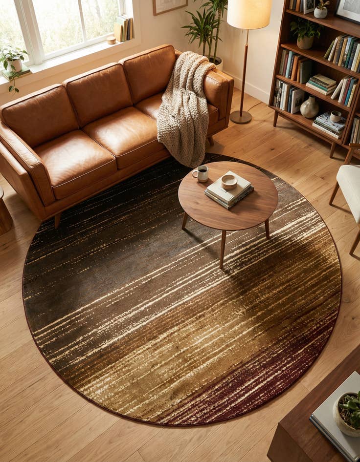 Detail image of 7' 10 x 7' 10 Cafe Round Rug