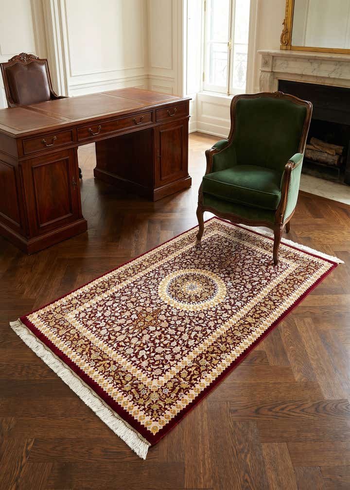 3' 3 x 5' 1 Ghom Silk Rug