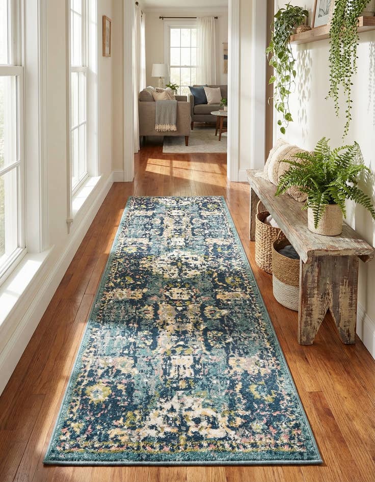 Detail image of 2' x 6' Charleston Runner Rug