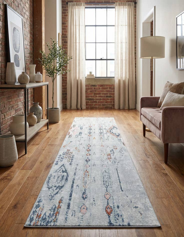 Detail image of 2' 7 x 12' Kamala Washable Runner Rug