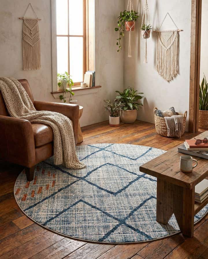 7' x 7' Aramis Round Rug