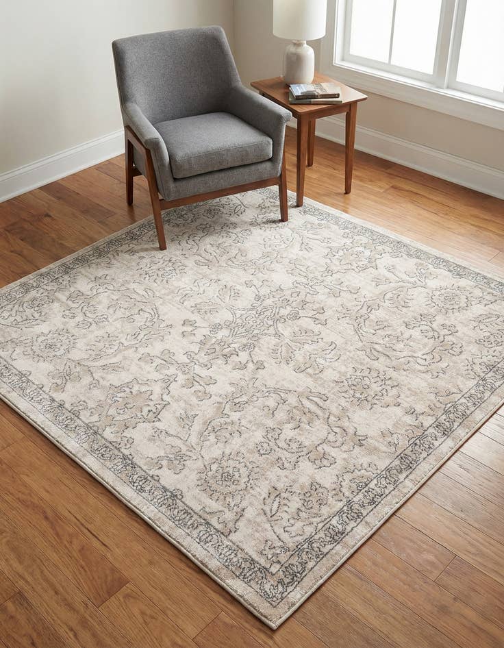 Detail image of 5' 3 x 5' 3 Oregon Square Rug