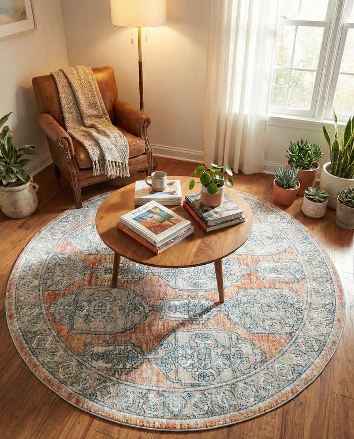 215cm x 215cm Lola Rond Vloerkleed