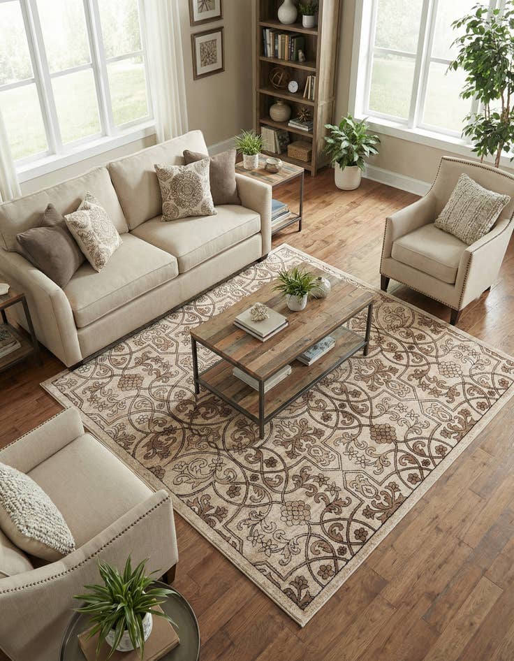 Detail image of 8' x 8' Himalaya Square Rug