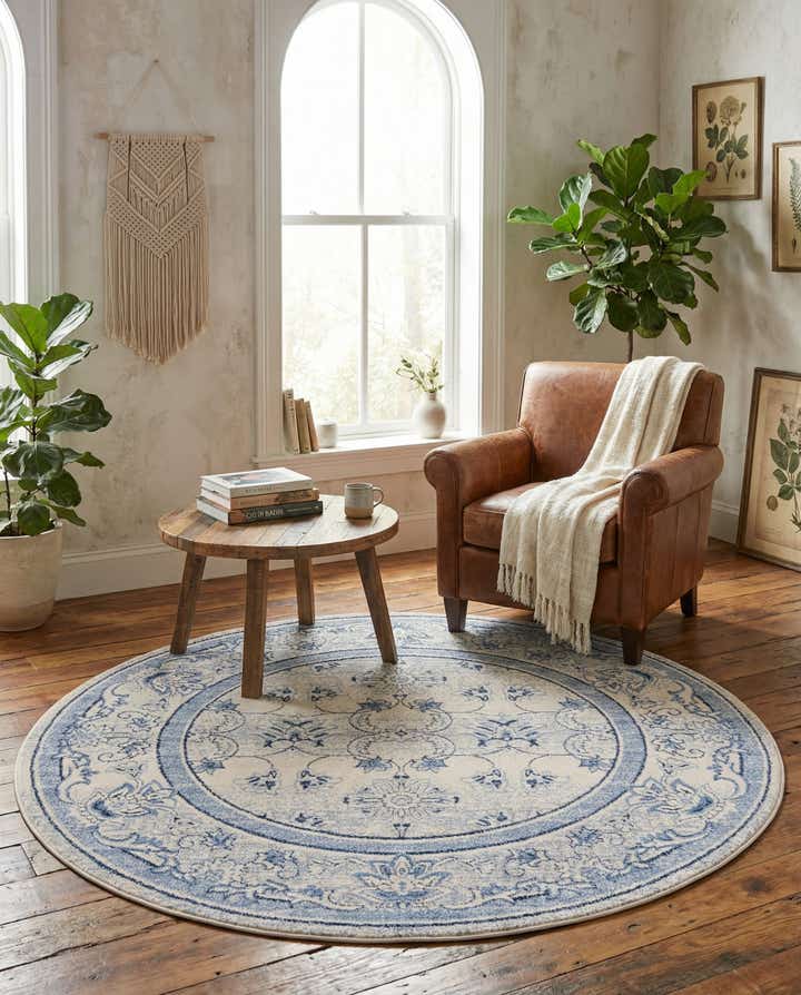 7' 10 x 7' 10 Miranda Round Rug