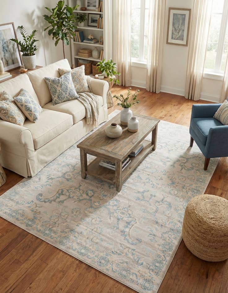 Detail image of 5' x 8' Victoria Rug