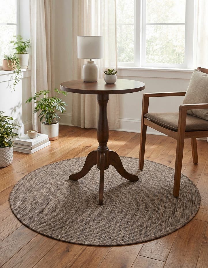 3' 1 x 3' 1 Easy-Clean Solid Indoor / Outdoor ...
