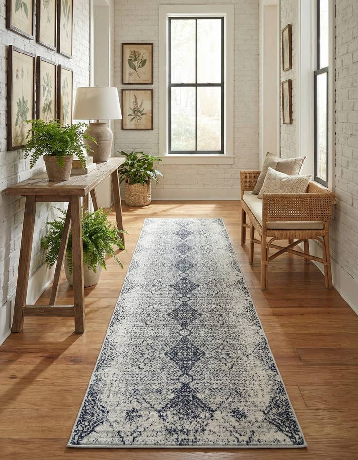 Detail image of 2' 7 x 12' Kamala Washable Runner Rug