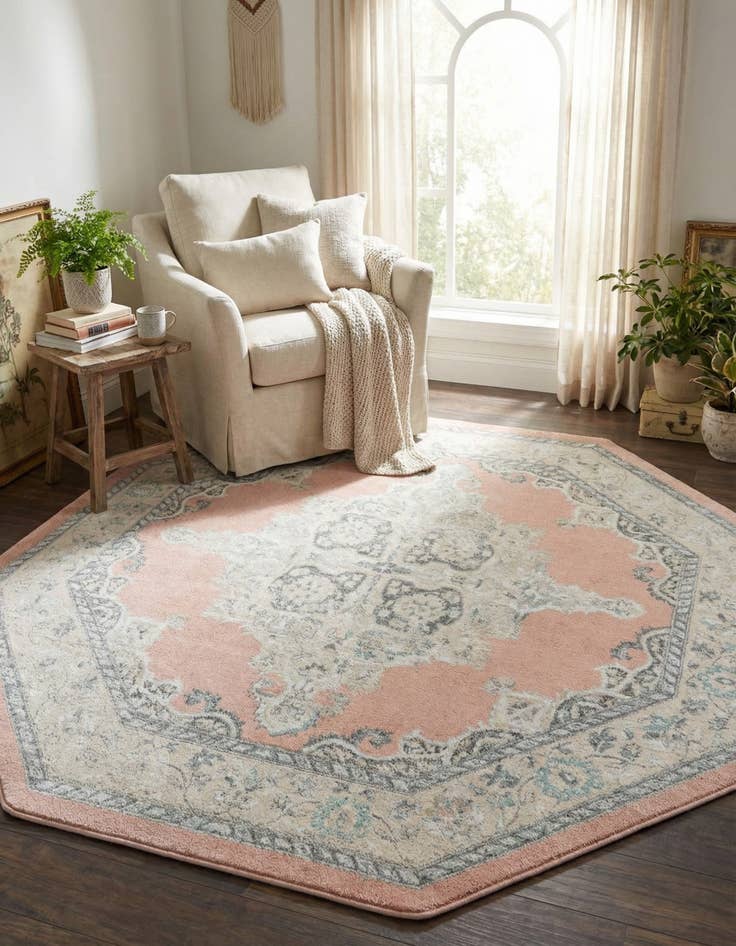 Detail image of 7' 10 x 7' 10 Parker Octagon Rug