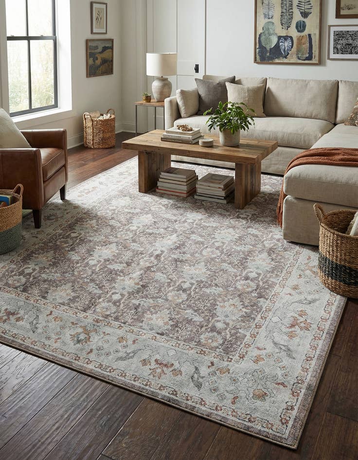 Detail image of 8' 4 x 12' Washable Timeless Rug