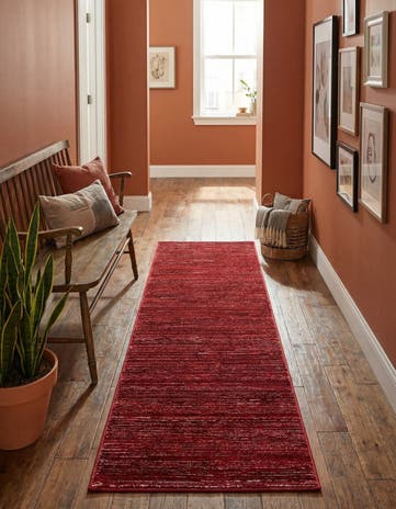 Red Finsbury Runner Rug