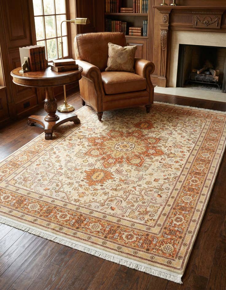 Detail image of 5' x 6' 11 Tabriz Rug