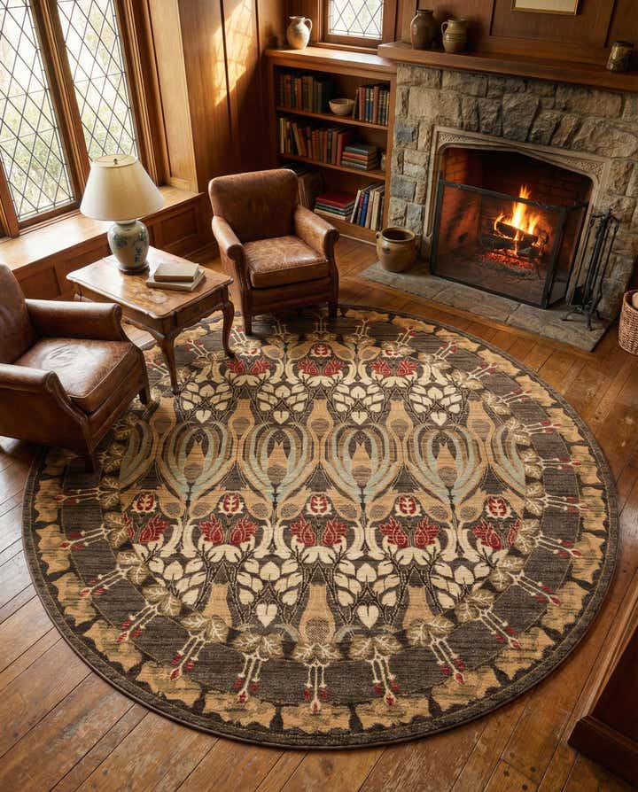 245cm x 245cm Kensington Tapis Rond
