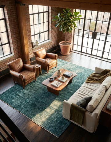 8' 3 x 11' Hand Knotted Ultra Vintage Persian Wool Rug