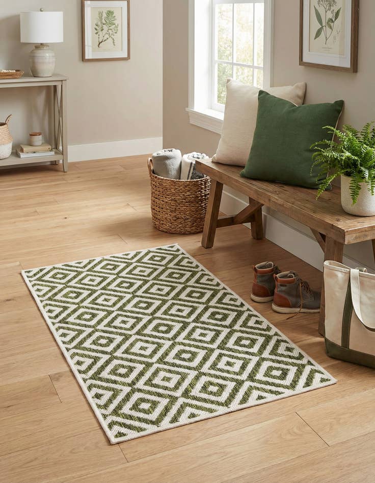 Detail image of 2' x 3' Washable Jill Zarin Costa Rica Indoor / Outdoor Rug