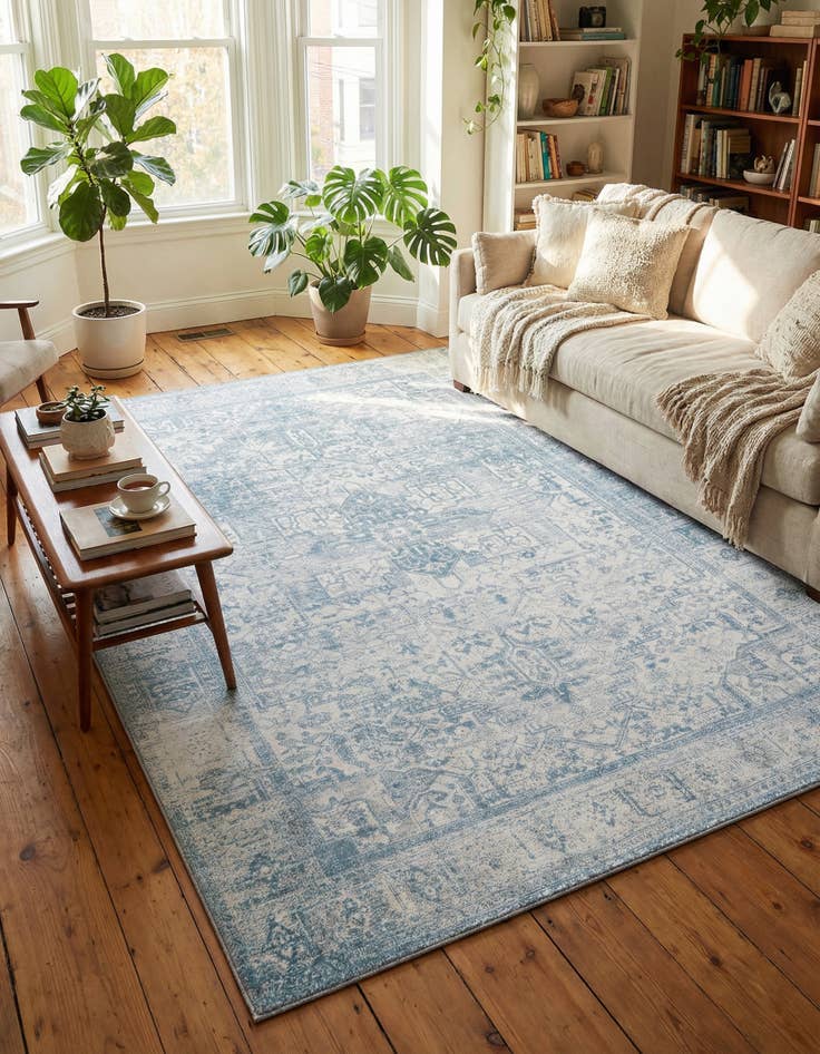 Detail image of 8' 4 x 12' Washable Timeless Rug