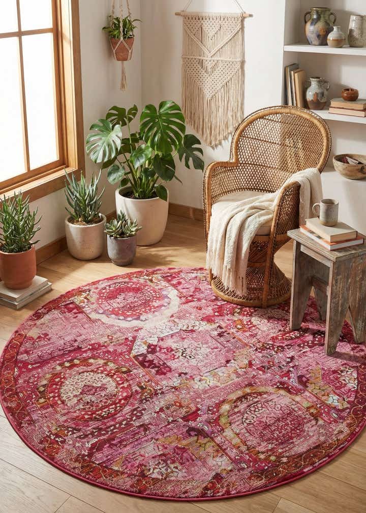 5' 5 x 5' 5 Santiago Round Rug