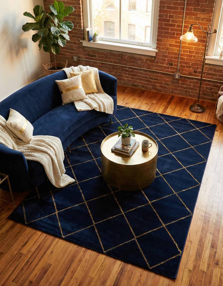 Detail image of 5' 3 x 8' Vogue Geo Rug