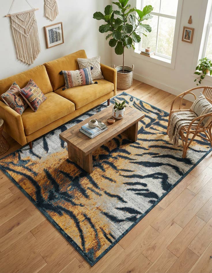 Detail image of 7' 10 x 10' Kamala Washable Rug