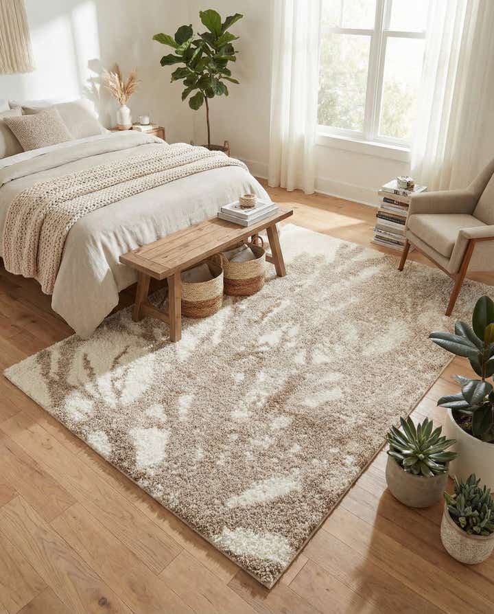 5' 3 x 8' Soft Touch Shag Rug