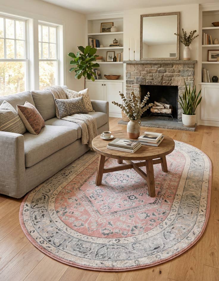 Detail image of 5' x 8' Aurelia Oval Rug