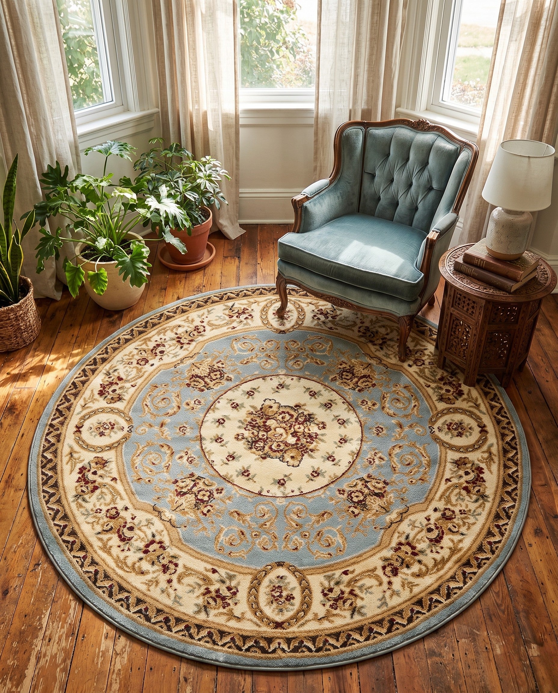 6' x 6' Chateau Round Rug
