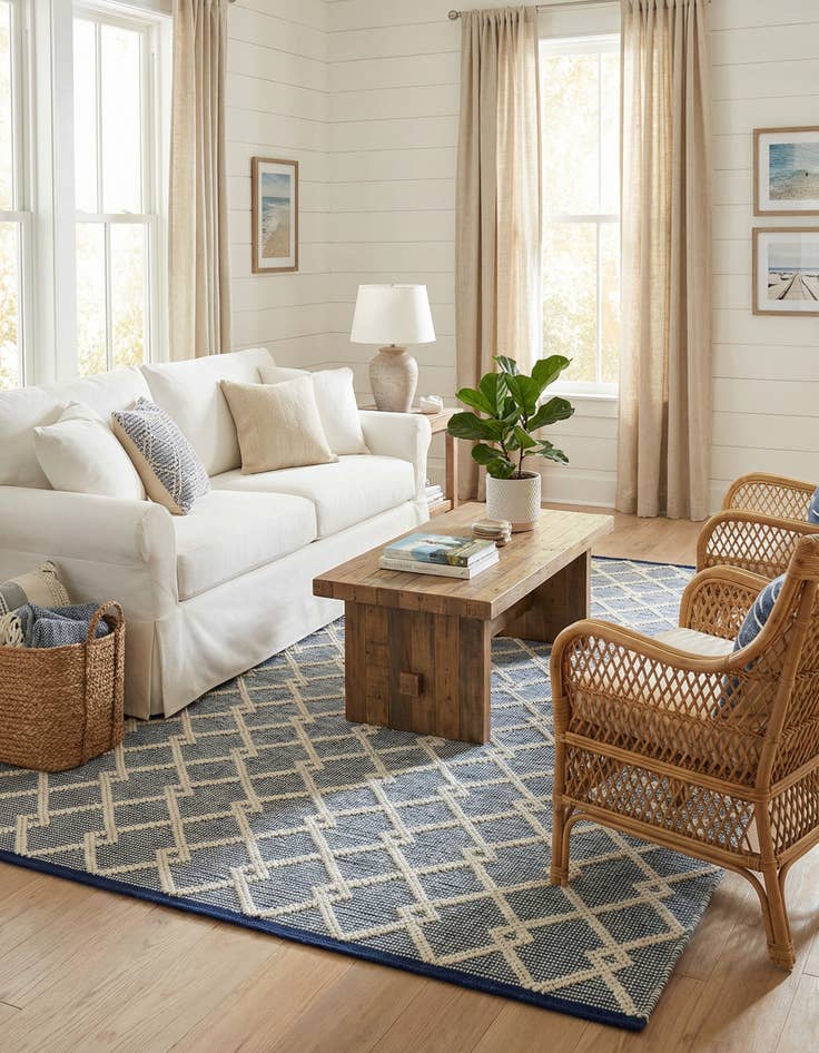 Detail image of 7' 10 x 10' Hand Knotted Jill Zarin Dorset Rug